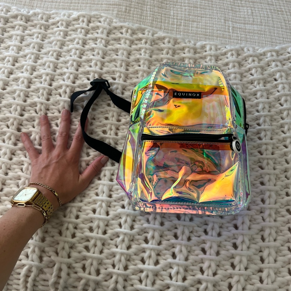 Equinox Small Rainbow Translucent Backpack